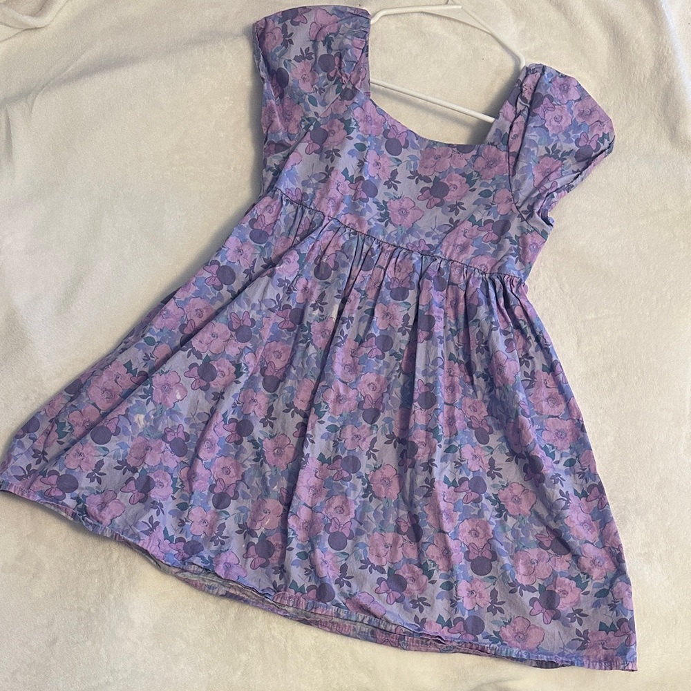 Disney Purple Floral Kids Dress